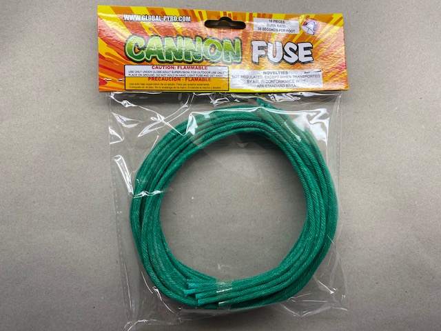 cannon fuse 10' roll. 30 seconds to the foot burn rate. - CDVS